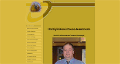 Desktop Screenshot of biene-naunheim.de